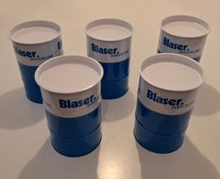 Blechdosen mit Deckel höhe: 19 cm / b: 12 cm - 5 Stück -