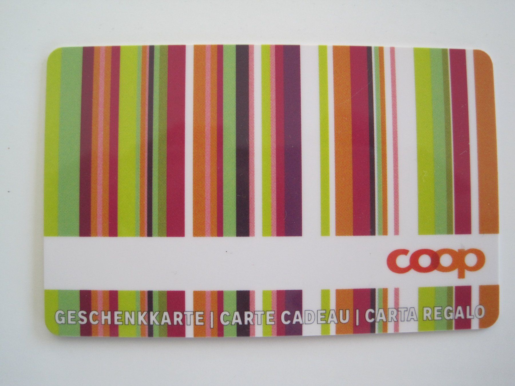 Cartoline: Leere Coop Geschenkkarte – Usato da Schachen LU venduto da moepsli5