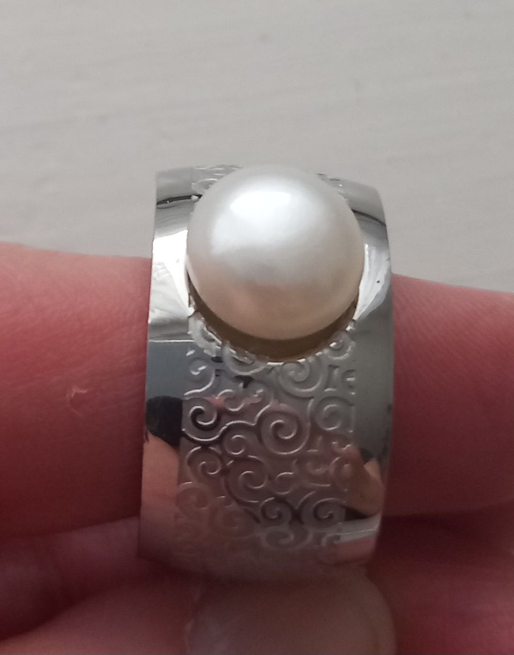Olga Ribler Ringe: NEU !! wunderschöner Olga Ribler Ring mit Perle Gr. 53 – Neu (gemäss Beschreibung) aus Nottwil von cecilia44 3