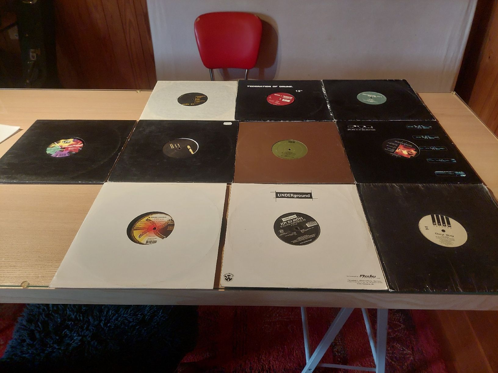Dischi in vinile: Lot de 10x Vinyles Techno Bon état  – Usato da Courtepin venduto da Organikal 3