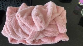 Bademantel rosa, Grösse 122