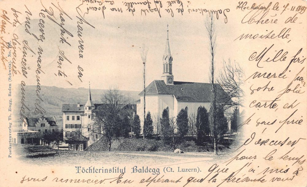 Baldegg LU - Töchterinstitut - 1899 gelaufen (Gebraucht) in Berneck für ...