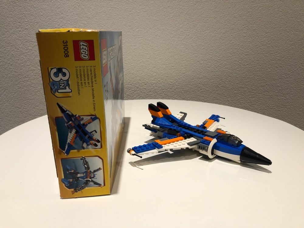 LEGO Creator - 31008 - Jeu de Construction - L'avion de Chasse - Lego