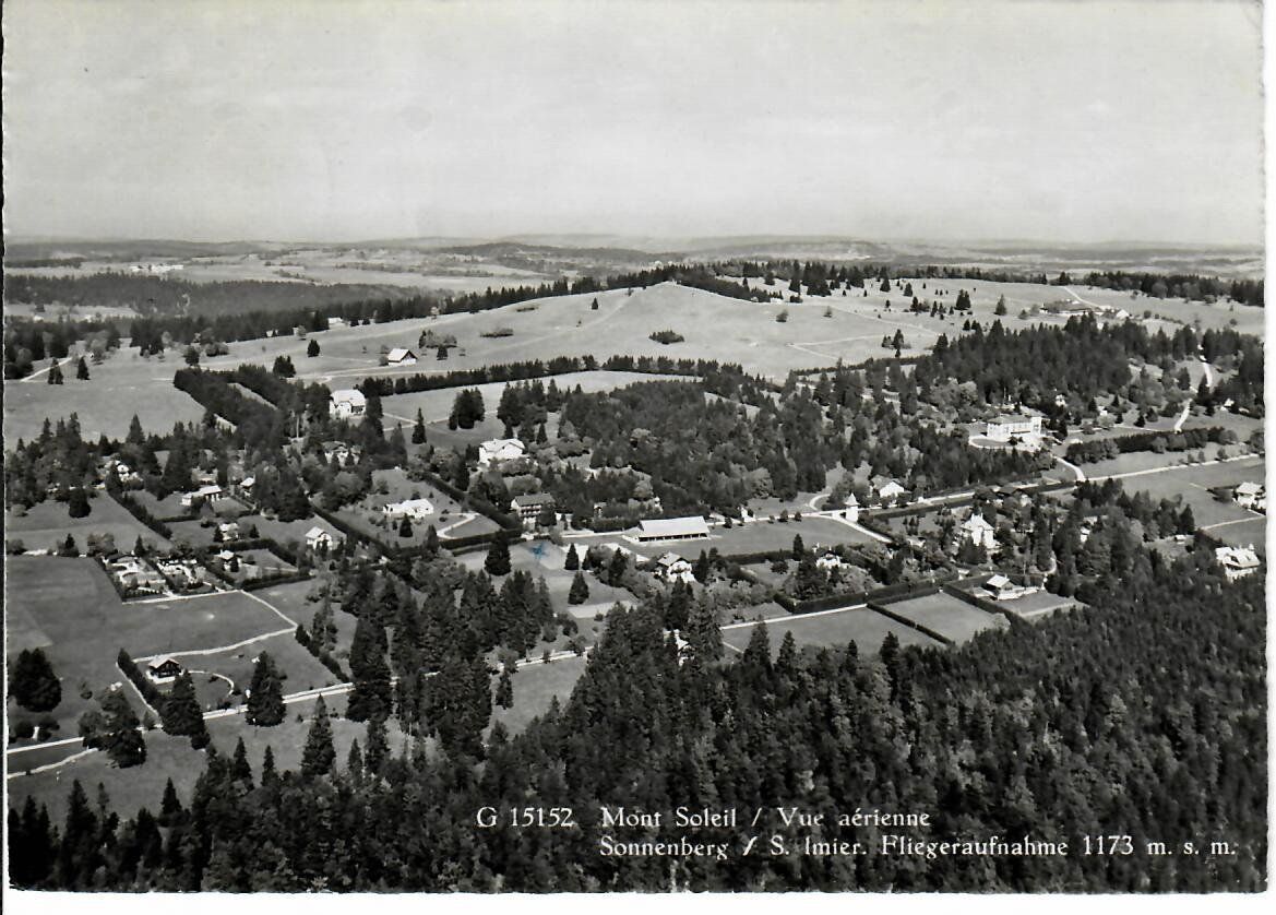 Cartoline postali: Mont Soleil Flugaufnahme  1956 – Usato da Hochdorf venduto da Ziegel-16