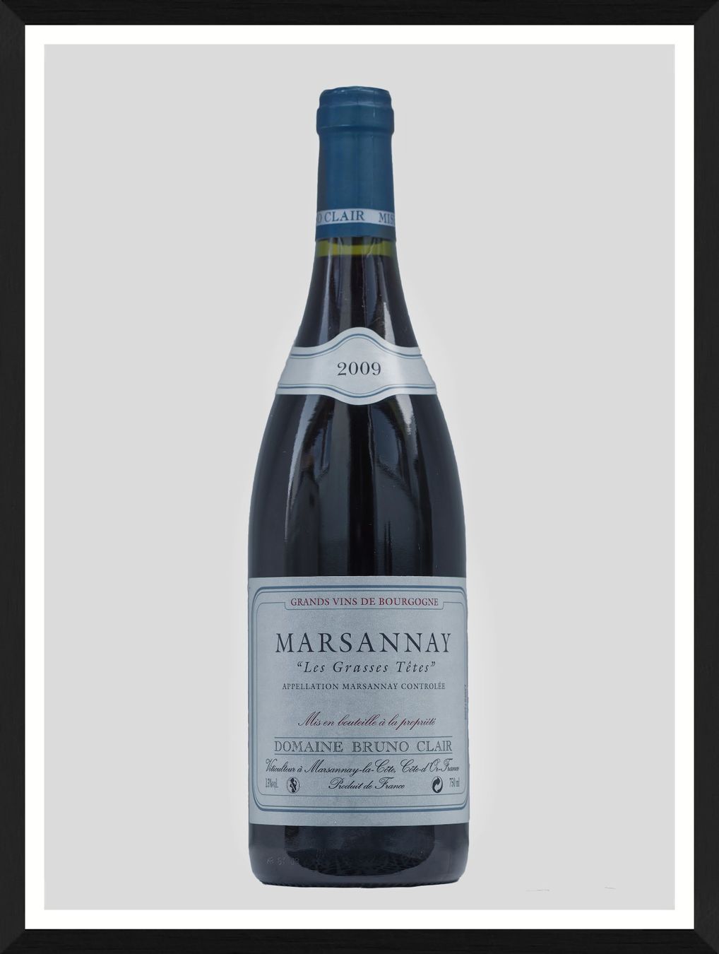 Vino: MARSANNAY - 2009 "Les Grasses-Têtes" Domaine Bruno CLAIR – Usato da Onex venduto da gonsla 1