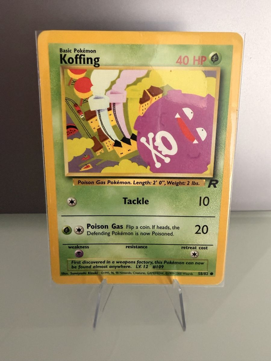 Pokémon Sammelbilder & Trading cards: Koffing 58/82 - Team Rocket Set - English  – Neu (gemäss Beschreibung) aus Locarno von mar_z75x