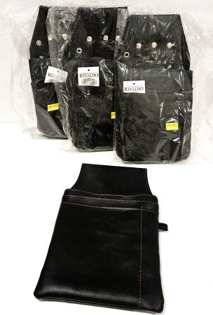 4x Rinaldo Kellnertasche Gürteltasche Leder Schwarz ab 1.-
