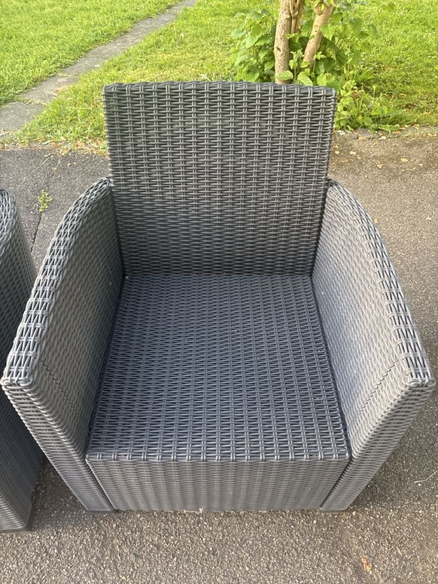 Sedie: 2 Stk. Allibert Gartenstühle, Lounge Sessel – Usato da Altendorf venduto da mausi771 2