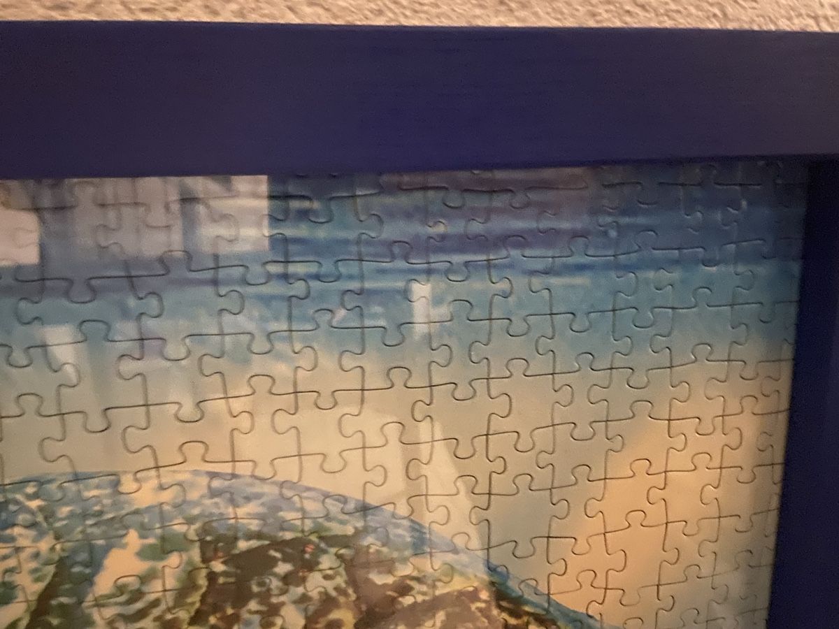 Puzzles: Riesiges Puzzle hinter Glas im Holzrahmen – Gebraucht aus Ossingen von apfelmango 2