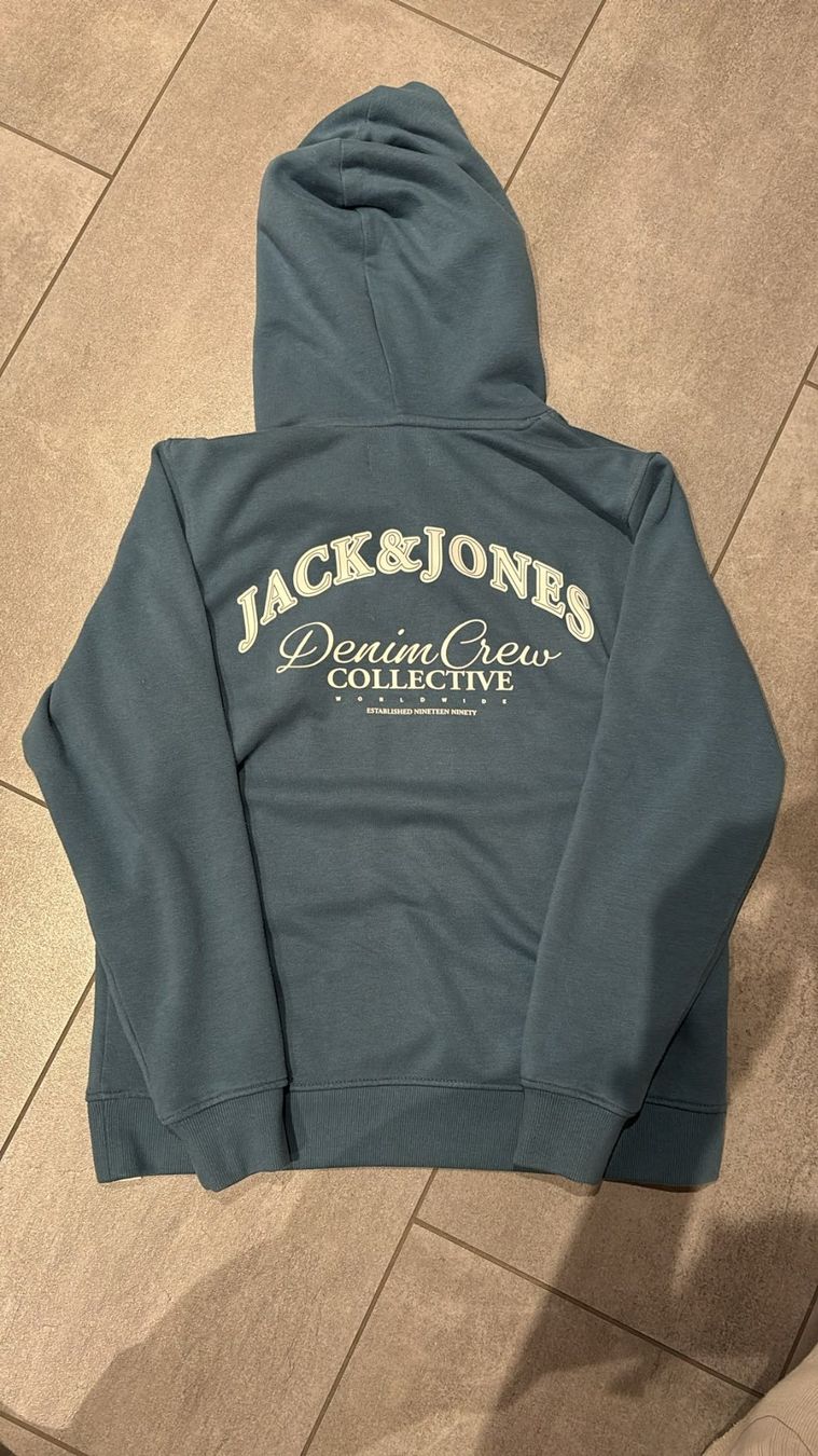 Jack & Jones Pullover & Sweatshirts: Jack Jones Kapuzenpullver blau – Gebraucht aus Hausen AG von Flak 2