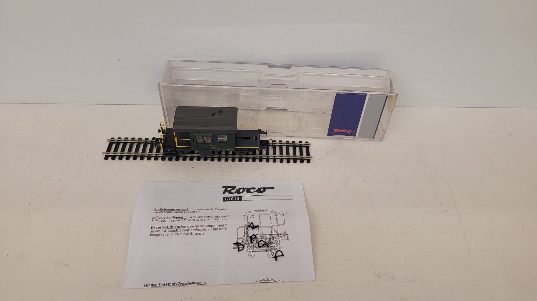 Märklin Modelleisenbahnen: Spur H0 Roco 67610 SBB Sputnik DC – Gebraucht aus Büsserach von ModellbahnDepot 1