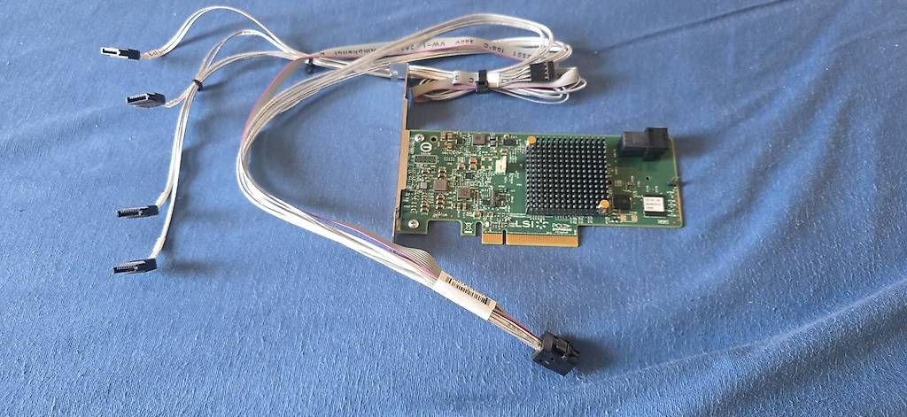 Server: lsi sas controller + SAS-Kabel 4× SATA – Gebraucht aus Basel von guanga 1