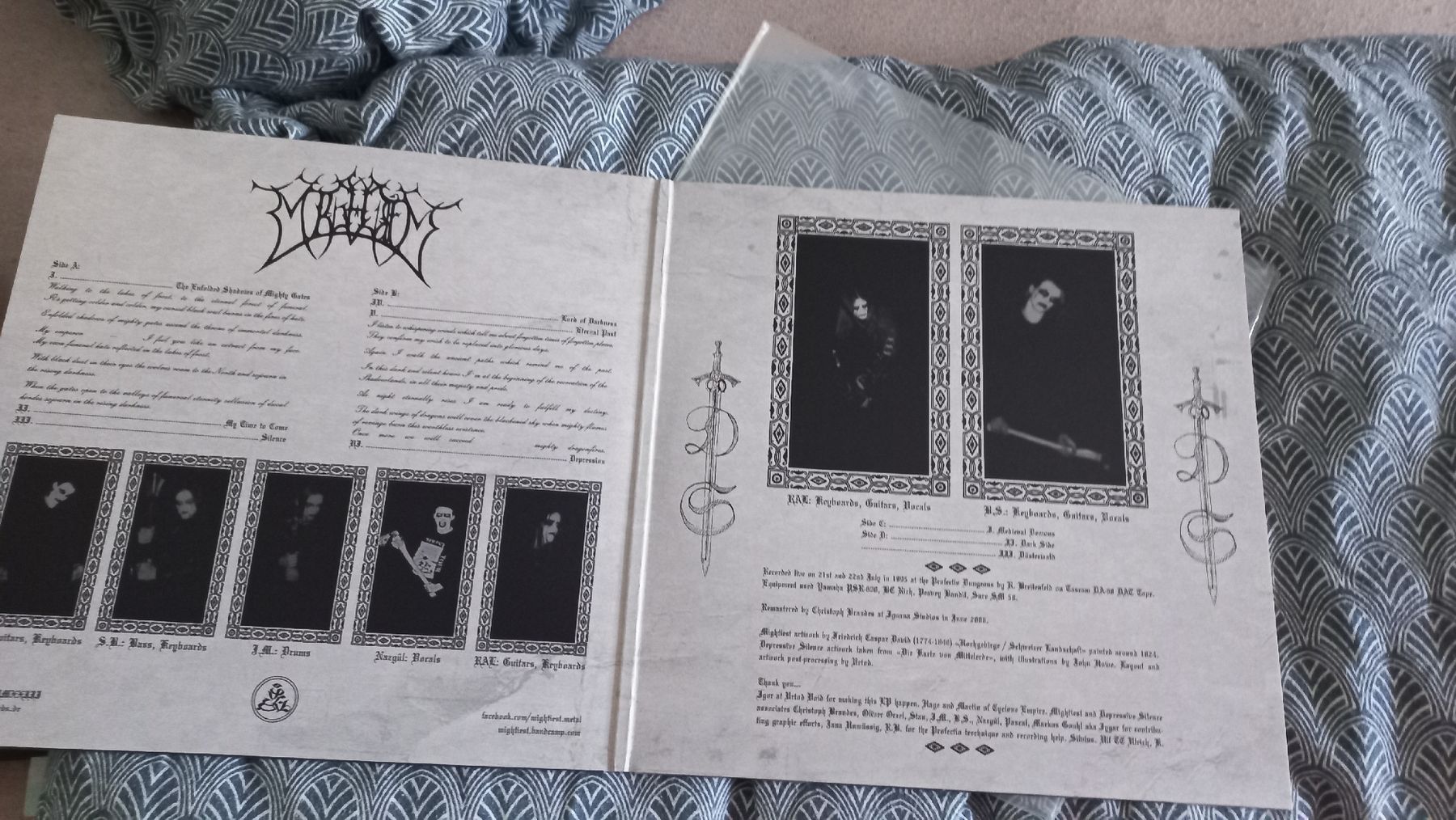 Schallplatten: Depressive Silence/Mightiest-Split 2× White Vinyl LP  – Gebraucht aus Olten von Donatello1984 1