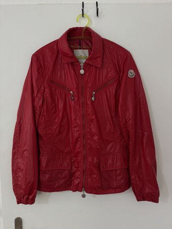 Moncler Jacke rot Grösse 3 fit M Damen Oryginal Japan 