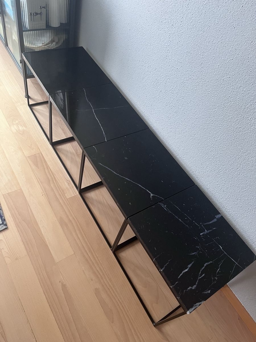 Westwing Tavoli: Beistelltische mit Marmorplatte 4er Set – Usato da Grabs venduto da Meerschweinchen81 4