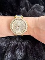 🌟TOP ZUSTAND🌟 Michael Kors Uhr Gold + BOX - NP CHF 350.-