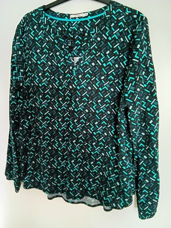 Cecil Viscose-Bluse, Gr. M, Top Neuwertig, gemustert!
