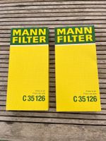 2x Mann air filters for Range Rover/Disco LR011593/LR161843