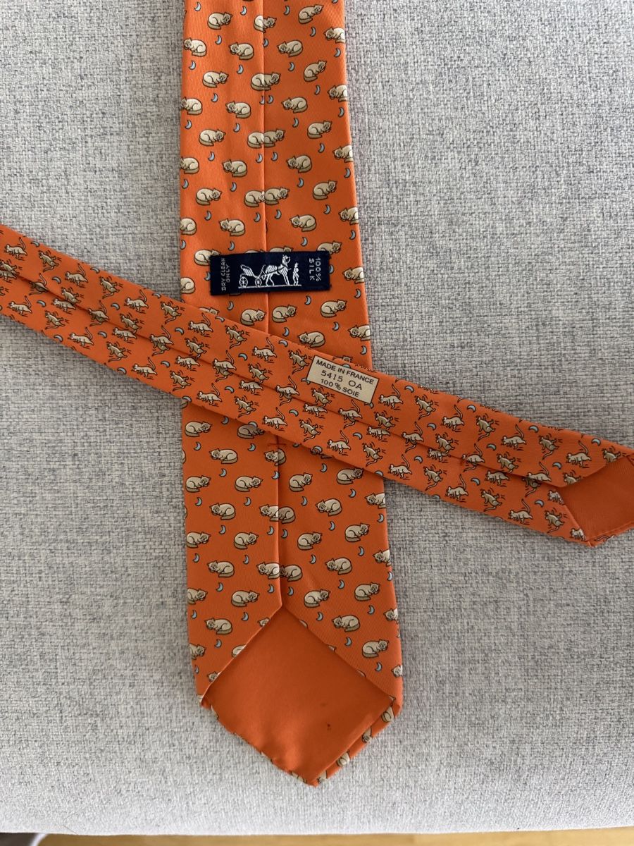 Hermès Krawatten: Hermes Krawatte orange – Neu (gemäss Beschreibung) aus Frauenfeld von Brendaru 1
