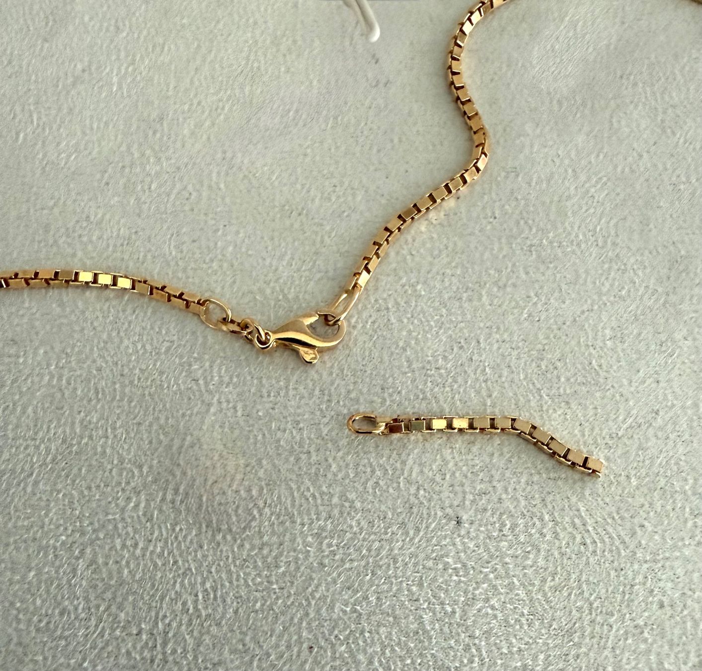 Catenine: NEU Venezianerkette Diamantiert – Nuovo e nell'imballaggio originale da Münsingen venduto da Goldvreneli1897 1
