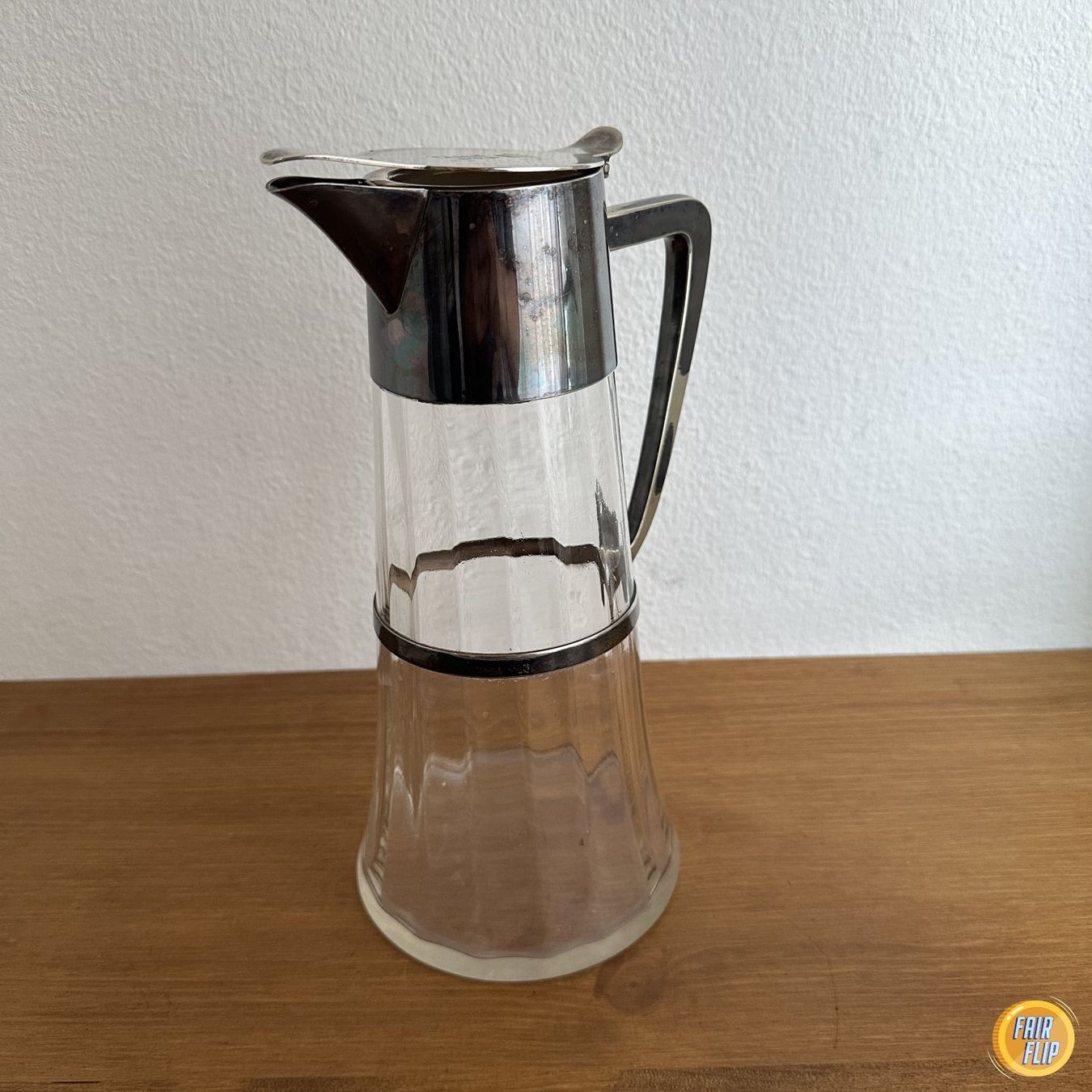 WMF Carafes: WMF Jugendstil Glaskaraffe versilbert Monogramm – D'occasion à Luzern par fairflip