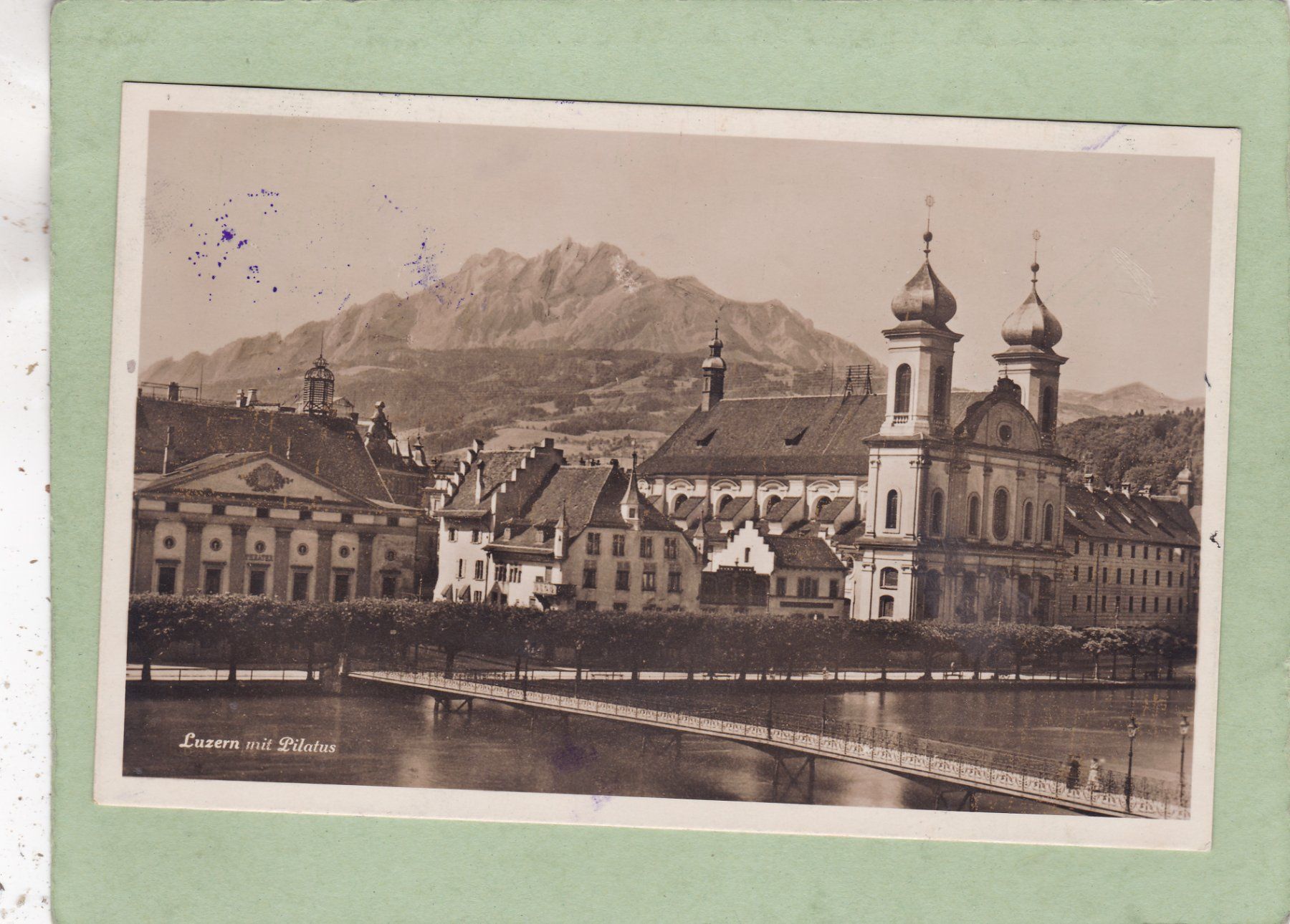 Cartoline postali: Luzern mit Pilatus – Usato da Herisau venduto da Lisegrat2008