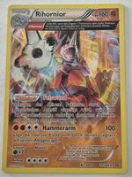 Pokemon Karte Rihornior 77/160 Holo near mint Zustand