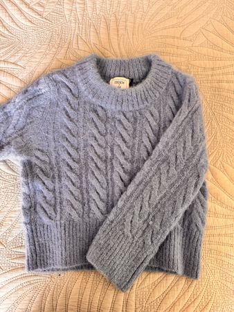 Pull ERDEM x H&M bleu ciel angora