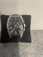 Cerruti 1881 Armbanduhr Chronograph schwarz Leder