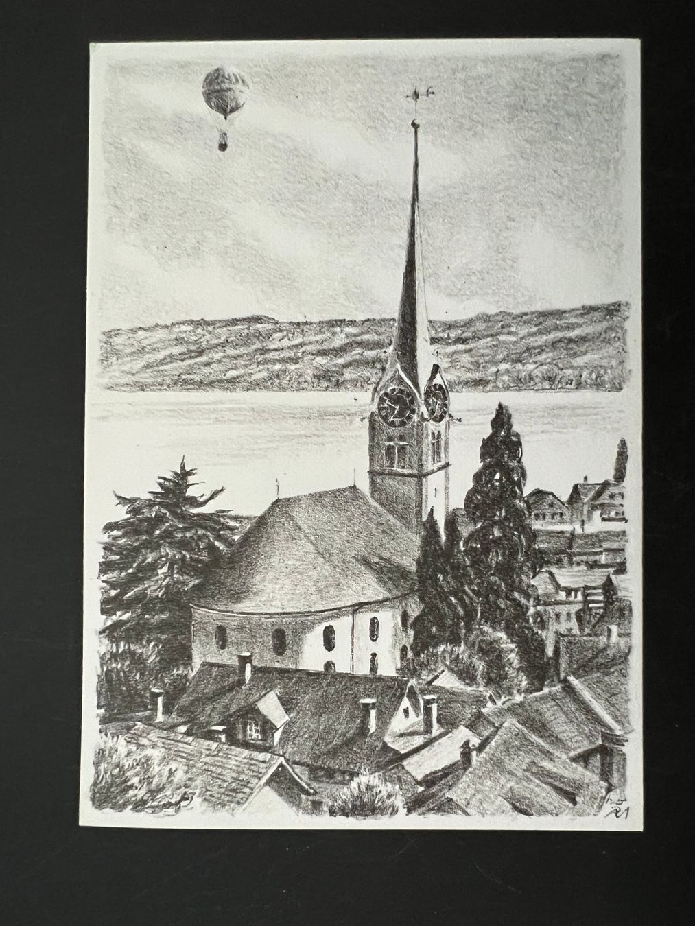 Tutti i francobolli: Ballon Post 1982 ref. Kirche Horgen      (G1220) – Usato da Hinwil venduto da Sidi4 1