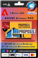 Adobe Acrobat Pro 3 Monats ABO Original Key