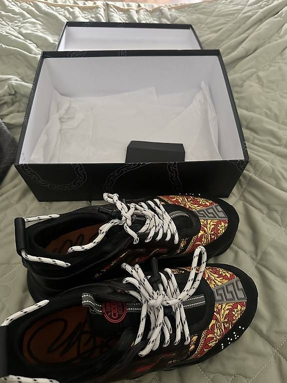 Versace Scarpe da uomo: Versace Chain Reactions gemustert 46,5 – Usato da Waldenburg venduto da Red_Diamond 4