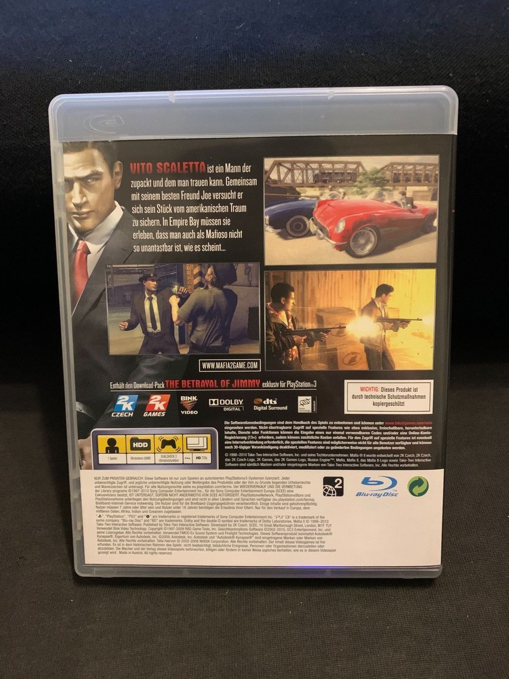 Sony Spiele: MAFIA 2 für Playstation 3 – Gebraucht aus Giswil von rok_6dtz 2