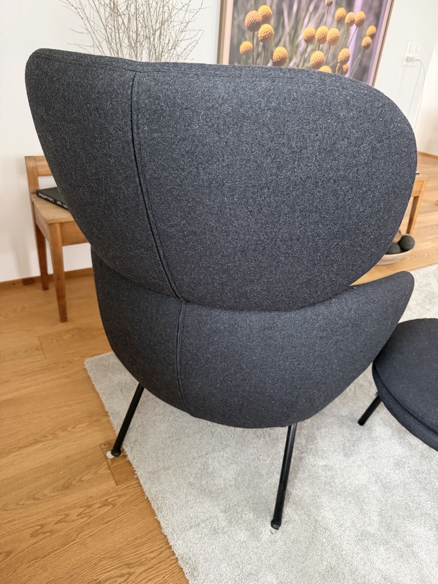 Interio Poltrone: Designer Sessel mit Hocker – Usato da Gossau SG venduto da LOLA-59 2