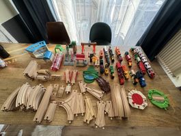 🚂 Grand lot BRIO + quelques pièces IKEA - Trains en bois 🚂