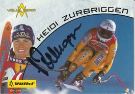 Heidi Zurbriggen / Originalautogramm