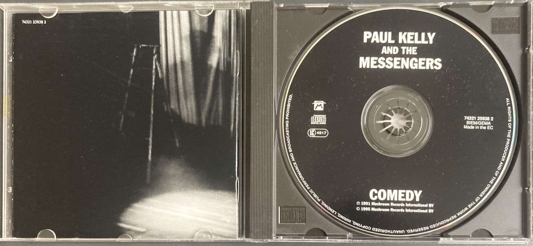 CD: PAUL KELLY AND THE MESSENGERS - COMEDY – Usato da Poliez-Pittet venduto da Newtown-Records 2