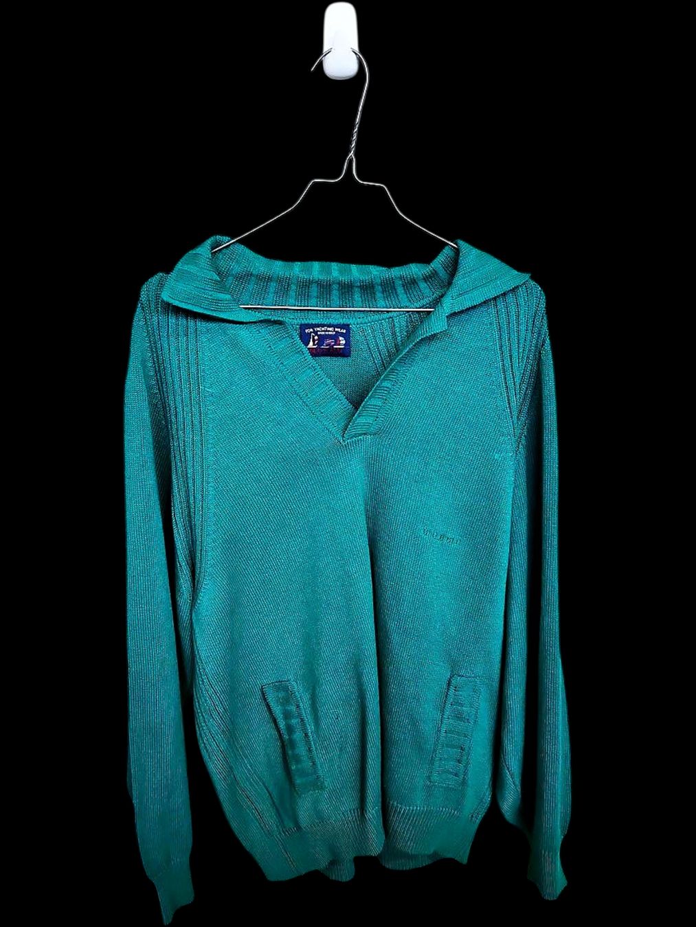 Pullover & Sweatshirts: Vintage BLU EBLU italienischer Yachting-Pullover - Größe M – Gebraucht aus Zug von vinokilo 1