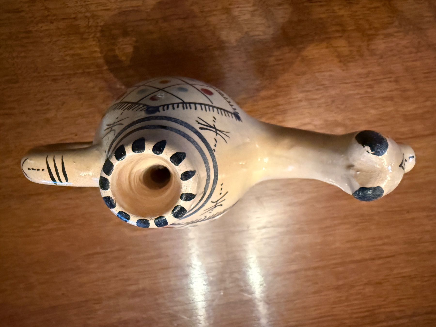 Caraffe: Keramikkrug in Kamelform handbemalt gebraucht – Usato da Erstfeld venduto da Mario_boe0 3