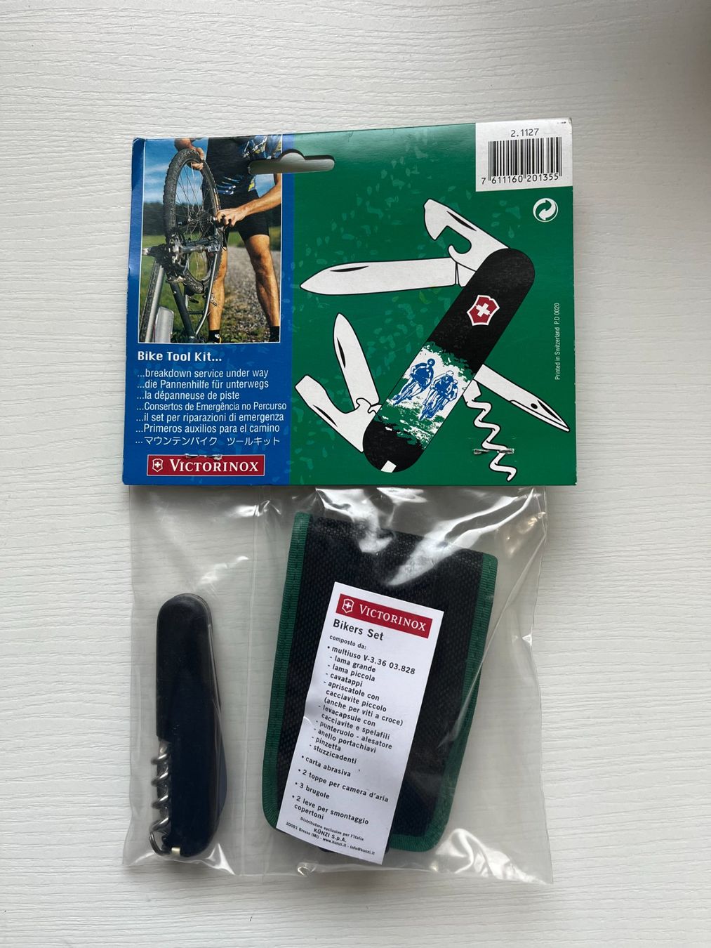 Victorinox Coltelli tascabile: Victorinox 2.1127 Bike Tool Kit: Set – Nuovo e nell'imballaggio originale da Dintikon venduto da Redgar58 1