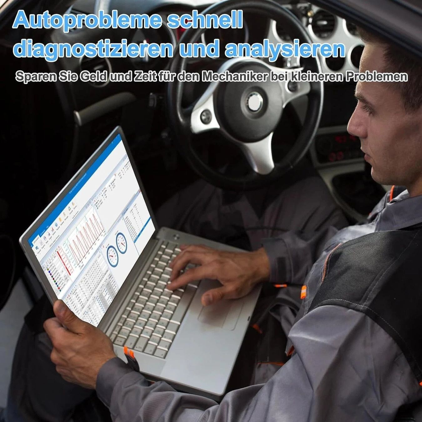 Scanner: Auto OBD2 ELM327 Bluetooth Diagnosegerät IOS Tester Scanner – Nuovo (secondo la descrizione) da Kirchdorf AG venduto da Aarereussshop 1