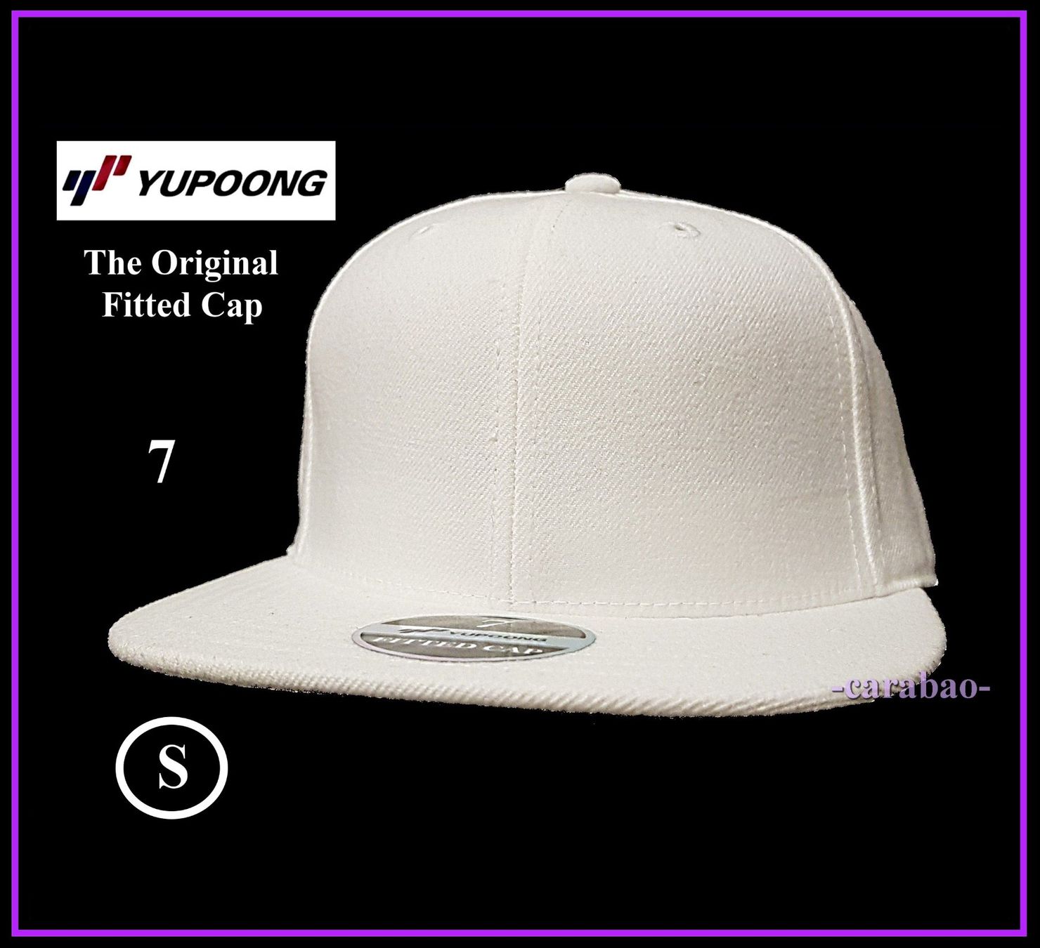 Copricapi, berretti & cappellini: Original YUPOONG Fitted Cap / Weiss / S – Nuovo (secondo la descrizione) da Winterthur venduto da -carabao-