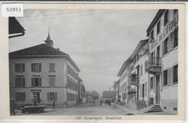 Corgemont - Grand'rue - animee