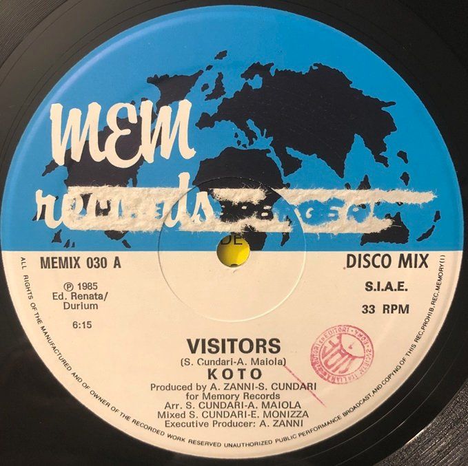 Dischi in vinile: Koto - Visitors (12'' Maxi-Single) – Usato da Grüningen venduto da azulvinyl 2
