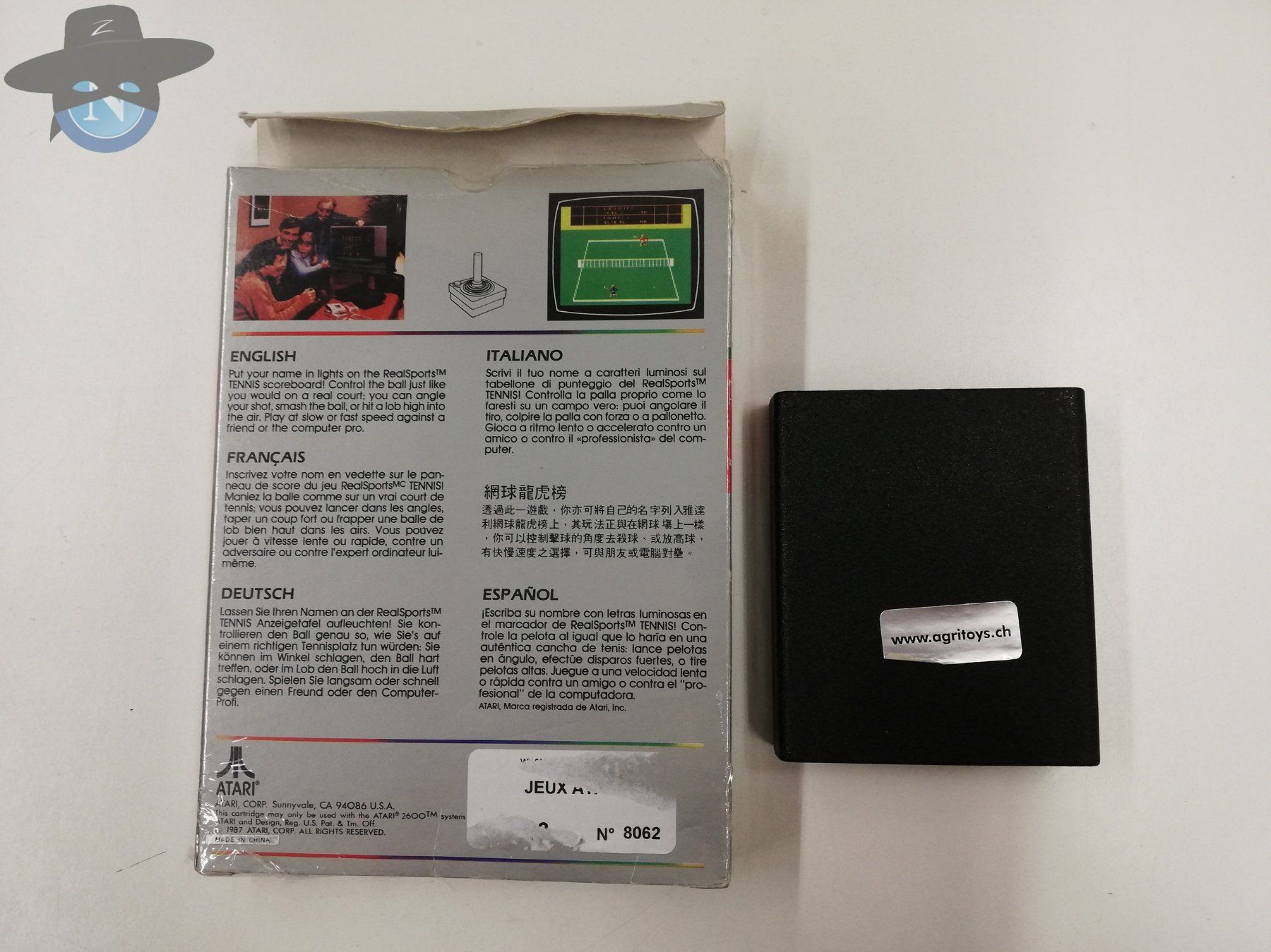 Atari Spiele: Realsports Tennis / Atari VCS 2600 – Gebraucht aus St. Gallen von zorro_dc 1