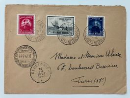 1947, Kat. 790-92, Sonderstempel Salon van Lucht Vaart