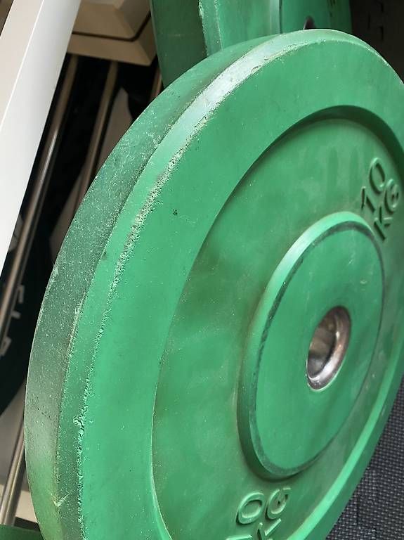 Manubri & Pesi: Crossfit Gewichtsscheibe Bumper Plate 10kg – Usato da Luzern venduto da Camille6003 1