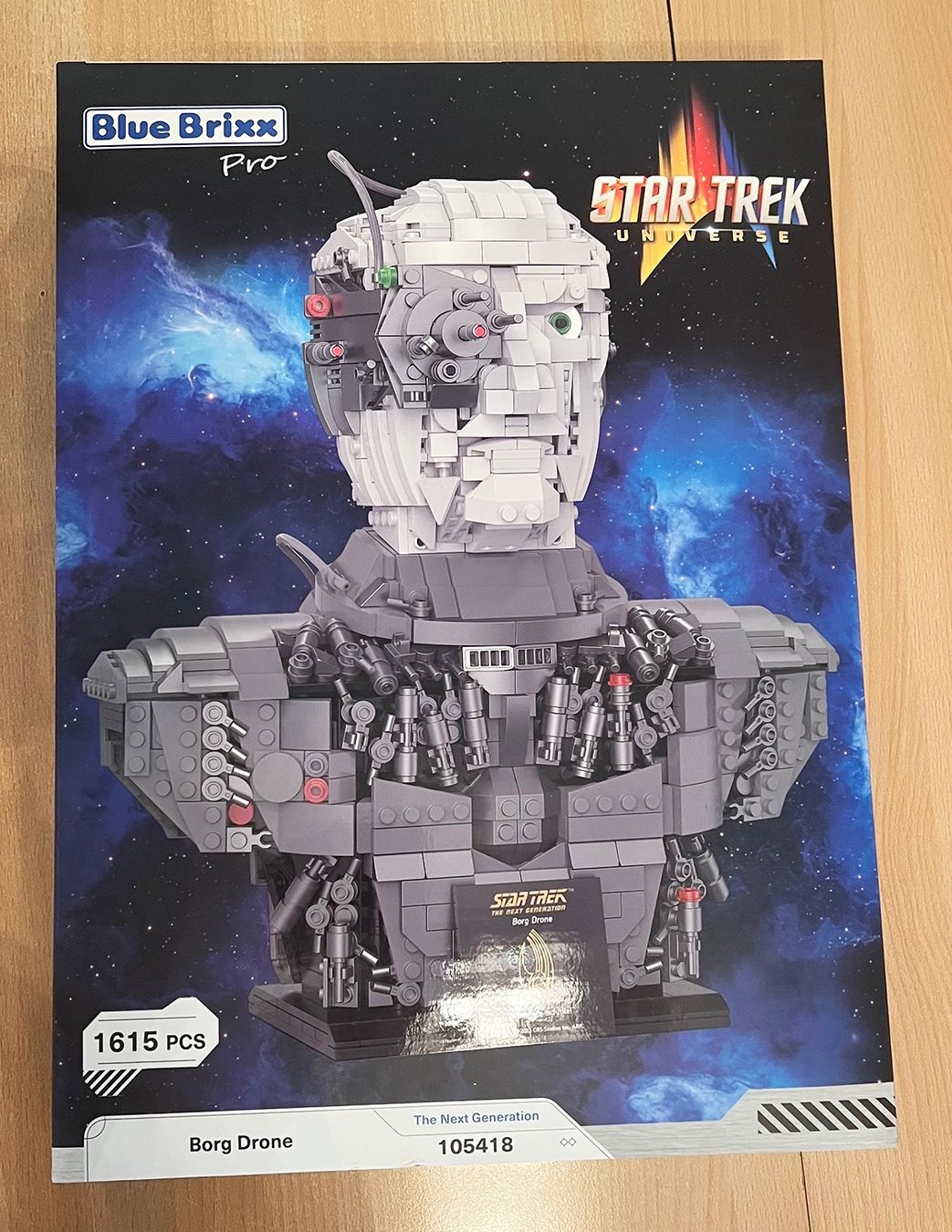 BlueBrixx Kit di costruzioni: BlueBrixx Pro Star Trek Borg Drone – Nuovo e nell'imballaggio originale da Gross venduto da Ruru66
