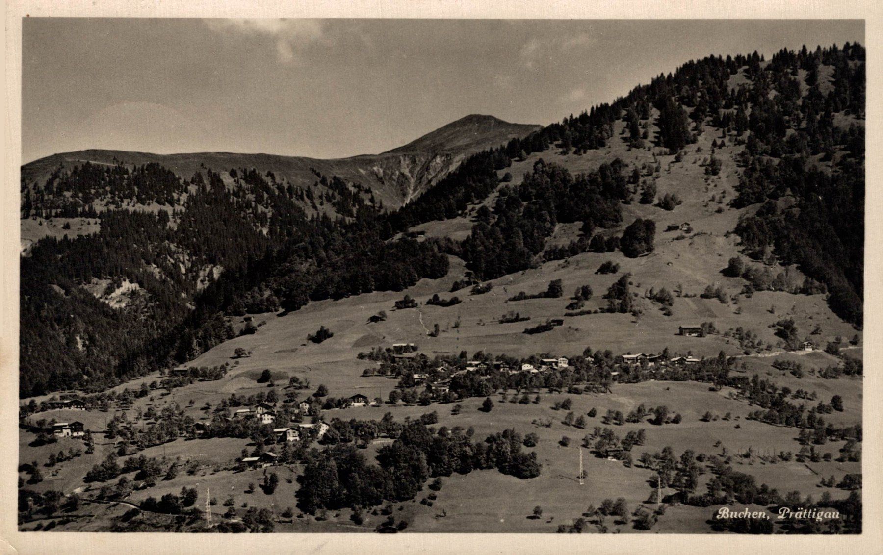 Ansichtskarten: Buchen. Prättigau – Gebraucht aus Bronschhofen von Astore