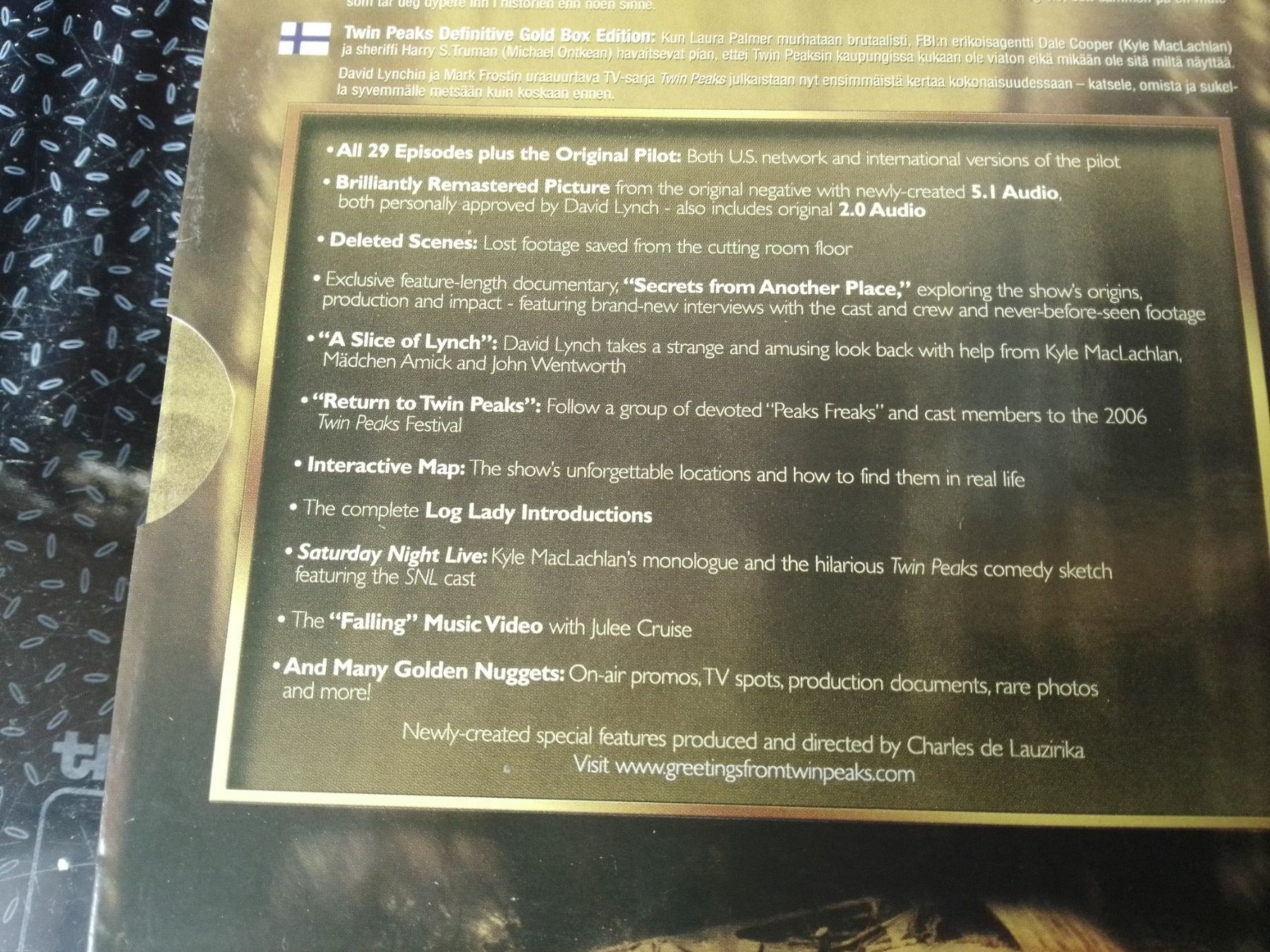 Tous les DVDs: Twin peaks Gold box Edition – D'occasion à Adligenswil par madhater 4
